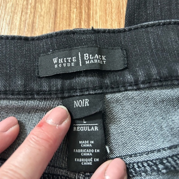 White House Black Market Jeans Sz L - Picture 2 of 5